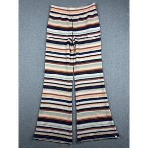 Rip Curl Sweatpants Womens Small Multicolor Flare Striped Stretch Lounge Surf